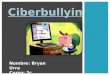 Afiche del ciberbullying