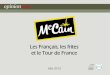 OpinionWay pour McCain - Les Français, les frites et le tour de France / Juin 2015