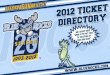 Wilmington Blue Rocks 2012 Ticket Directory