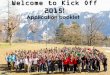 Kick Off 2015 Faci application 2nd round
