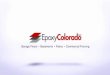 Epoxy Colorado - Greeley Epoxy Garage Floor in Greeley, Colorado