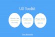 UX Toolkit - Phase One