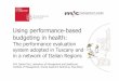 Using performance-based budgeting in health... - Sabina Nuti, Italy