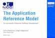 7irene Application Reference Model - Presented at OT2004