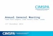 CIMSPA AGM presentation 2014
