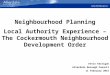 Allerdale Borough Council Local Authority Experience – The Cockermouth Neighbourhood Development Order