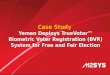 Yemen Deploys TrueVoter™ Biometric Voter Registration (BVR) System for Free and Fair Election