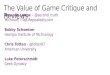 Game Critique and Game Reviews