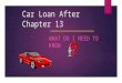 Can I Get A Car Loan While In Chapter 13, Getting A Car Loan After Chapter 13