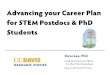 Career Planning for STEM Postdocs and PhD Students