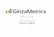 GinzaMetrics Platform Guide - Content Insights