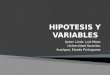 Hipótesis y Variables - LUIS MAVO - YACAMBU