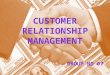 SUSL - Customer relationship management