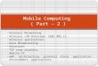 Mobile Computing (Part-2)