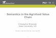 Semantics in the Agri-food Value Chain