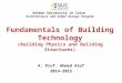 Fundamentals of building technology  03