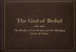 12 The god of bethel