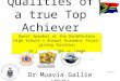 Randfontein HS 2009 Qualities of Top Achievers