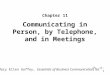 11. Personal Communications