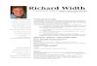 Richard Width teaching education resume