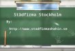 Städfirma stockholm