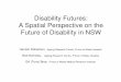 Disability Futures: A Spatial Perspective on the Future of Disability in NSW