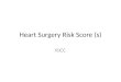 Risk Scores in Cardiac Surgery