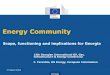 Energy community: scope, functioning and implications for Georgia