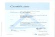 ISO 14001 - CERTIFICATE
