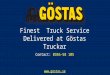 Finest Truck Service Delivered at Gostas Truckar