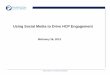 How to Leverage Social Media to Drive HCP Engagement Aud Version