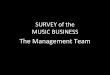Survey: The Management Team