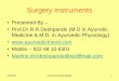 Surgery instuments  By Prof.Dr.R.R.Deshpande