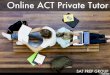 Online ACT Private Tutor