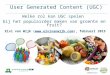 Welke rol kan User Generated Content spelen bij het populaider maken van groente en fruit?