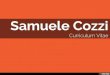 Samuele Cozzi - Curriculum Vitae 2015