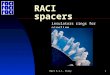 RACI SPACER- PRODUCT INFORMATION