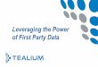 Leveraging the  Power of First Party Data