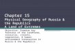 Chapter 15 russian geography