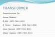 Presentation about transformer and its types