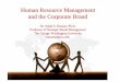 Dr. Hassan HR Management and the Corporate Brand