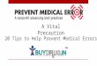 20 tips to help prevent medical errors