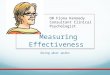 Dr. Fiona Kennedy -- Measuring Effectiveness