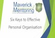 6 Keys to Effective Personal Organisation