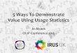 5 ways to demonstrate value using usage statistics