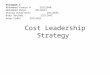 Cost leadership & differentiation