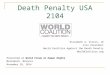 FMDH - Death Penalty USA2104 : Elizabeth A. Zitrin, JD