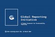 Global reporting ppt