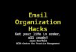 Email Organization Tips