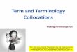 Term and terminology interactive fun